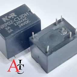 رله NRP02-C12DH یک رله الکترومغناطیسی کوچک (Miniature PCB Relay) ساخت شرکت NCR