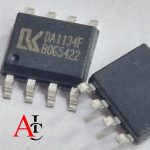 آیسی DA1134 یک مبدل دیجیتال به آنالوگ صوتی (DAC) دو کانال، با کیفیت بالا است که برای استفاده در سیستمهای صوتی دیجیتال مانند کارت صوتی،