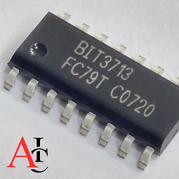 آی‌سی BIT3713 در پکیج SOP-16 یک درایور نمایشگر LED یا کنترلر نمایشگرهای چند‌رقمی است.