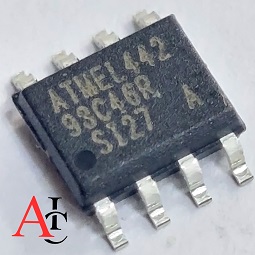 ATMEL 93C46R SOP8 آی‌سی 93C46R یک EEPROM سریال از نوع Microwire است