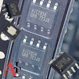 تراشه AIC2858F یک مبدل DC-DC کاهنده (Step-Down) هم‌زمان با راندمان بالا است