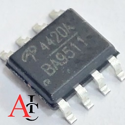 تراشه AO4420A یک ترانزیستور MOSFET کانال N با ولتاژ شکست ۳۰ ولت است