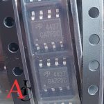 تراشه AO4437 یک ترانزیستور MOSFET کانال P با ولتاژ شکست ۱۲ ولت است