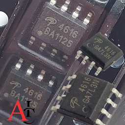 تراشه AO4616 یک MOSFET مکمل دوتایی (Dual N‑Channel + P‑Channel)