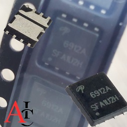 تراشه AON6912A یک MOSFET دوگانه نامتقارن از نوع N-Channel است