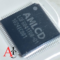 آی‌سی LQF6041TOB‑Q1 ساخت شرکت AMLCD در پکیج TQFP‑80 (یا QFP‑80)،