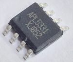 مشخصات فنی APL5331 (بستهبندی SOP-8) نوع: Low Dropout Linear Regulator (LDO) ولتاژ ورودی (Input Voltage): 2.7V تا 6V